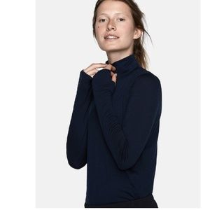 Outdoor Voices Merino Wool Turtleneck Long Sleeve